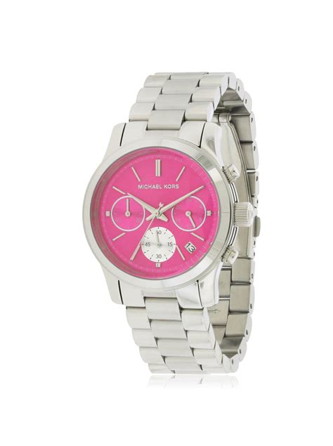 michael kors pink face watch ebay|michael kors rhinestone watch.